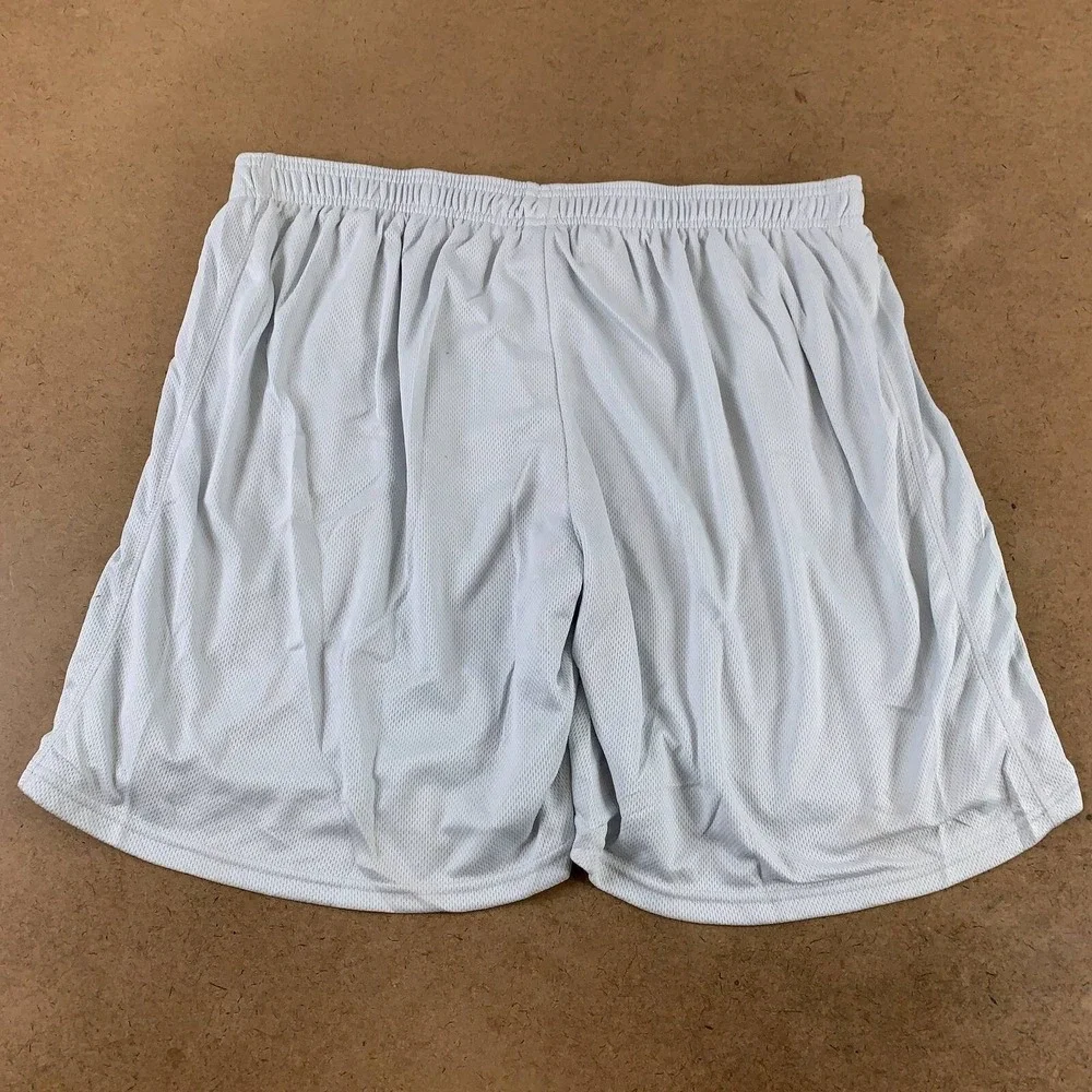 Urban Street Mens Lounge Shorts Off White Flat Front Pockets Pull On 2XL New